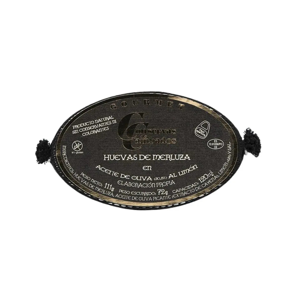 Huevas de Merluza picante Conservas de Cambados