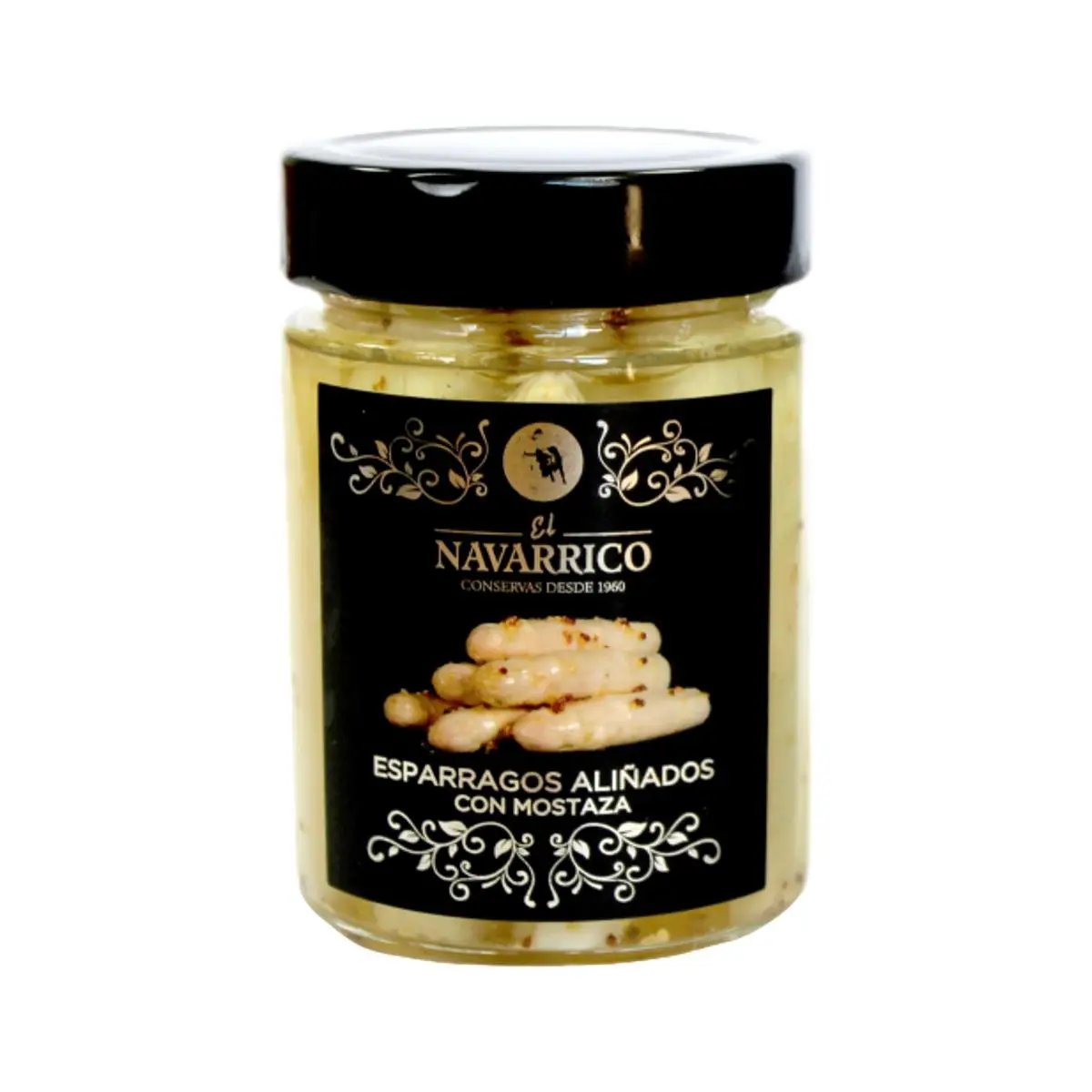 Espárragos aliñados con mostaza | Conservas El Navarrico Conservas El Navarrico