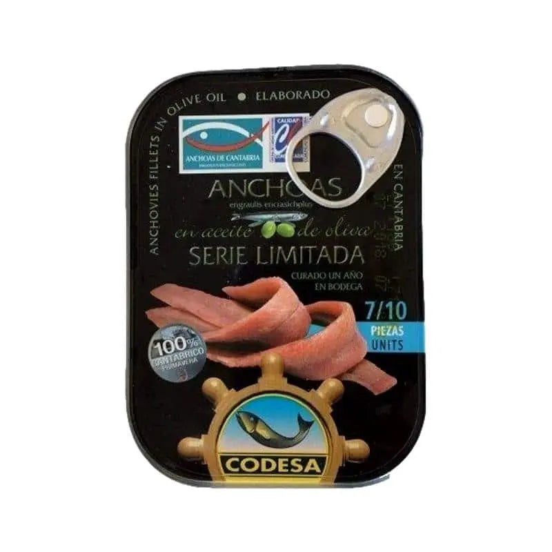 Anchoas 7/10 filetes Serie Limitada de Conservas Codesa