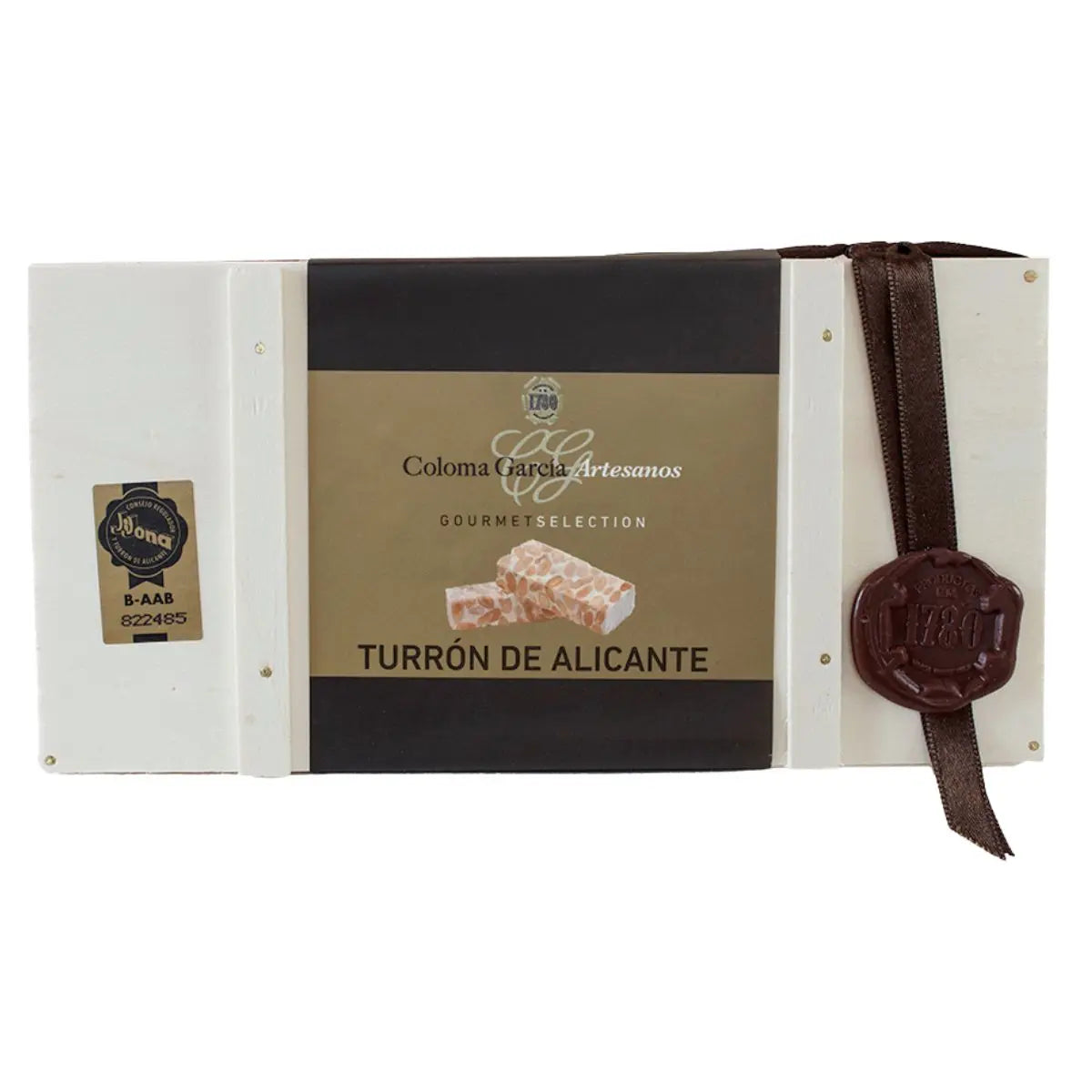 Turron de Alicante (caja madera) Coloma Garcia Artesanos