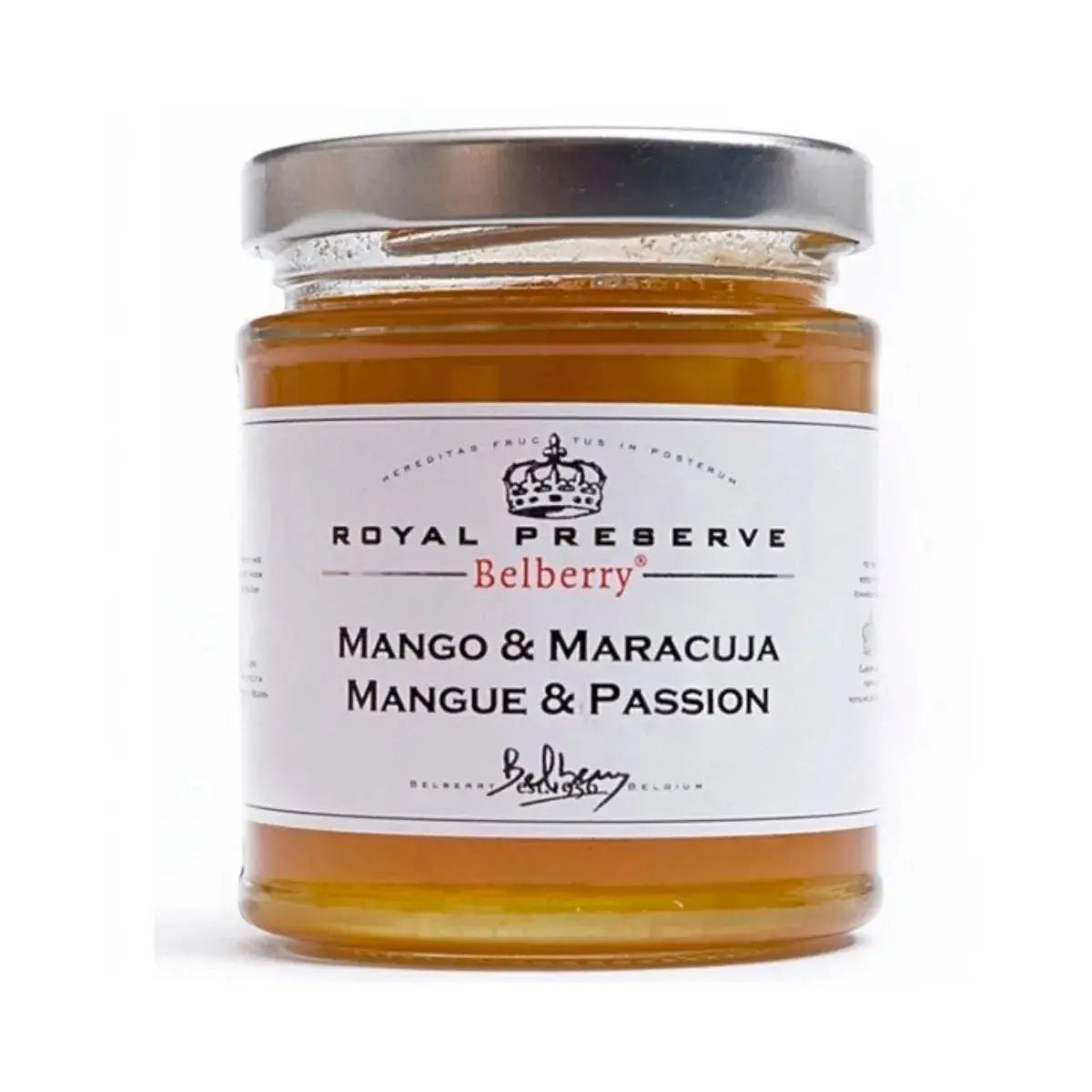 CONFITURA DE MANGO Y MARACUYA 215GR. BELBERRY.