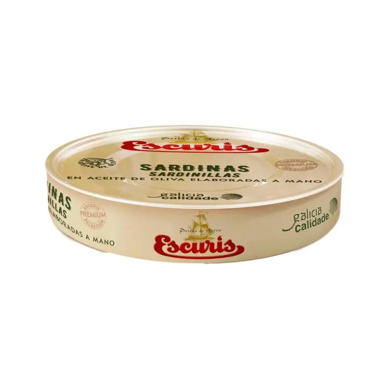 Sardinillas 35/40 pzas en AO RO280 - Conservas Escuris Premium Escuris