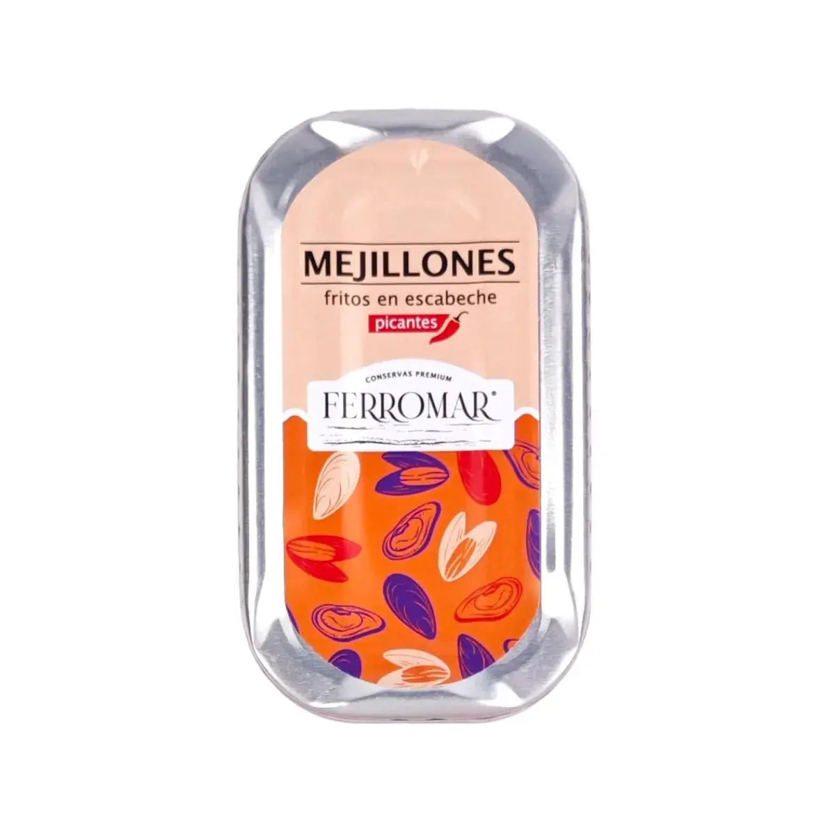 Mejillones en escabeche Picantes 12/16 piezas Conservas FerroMar Conservas FerroMar