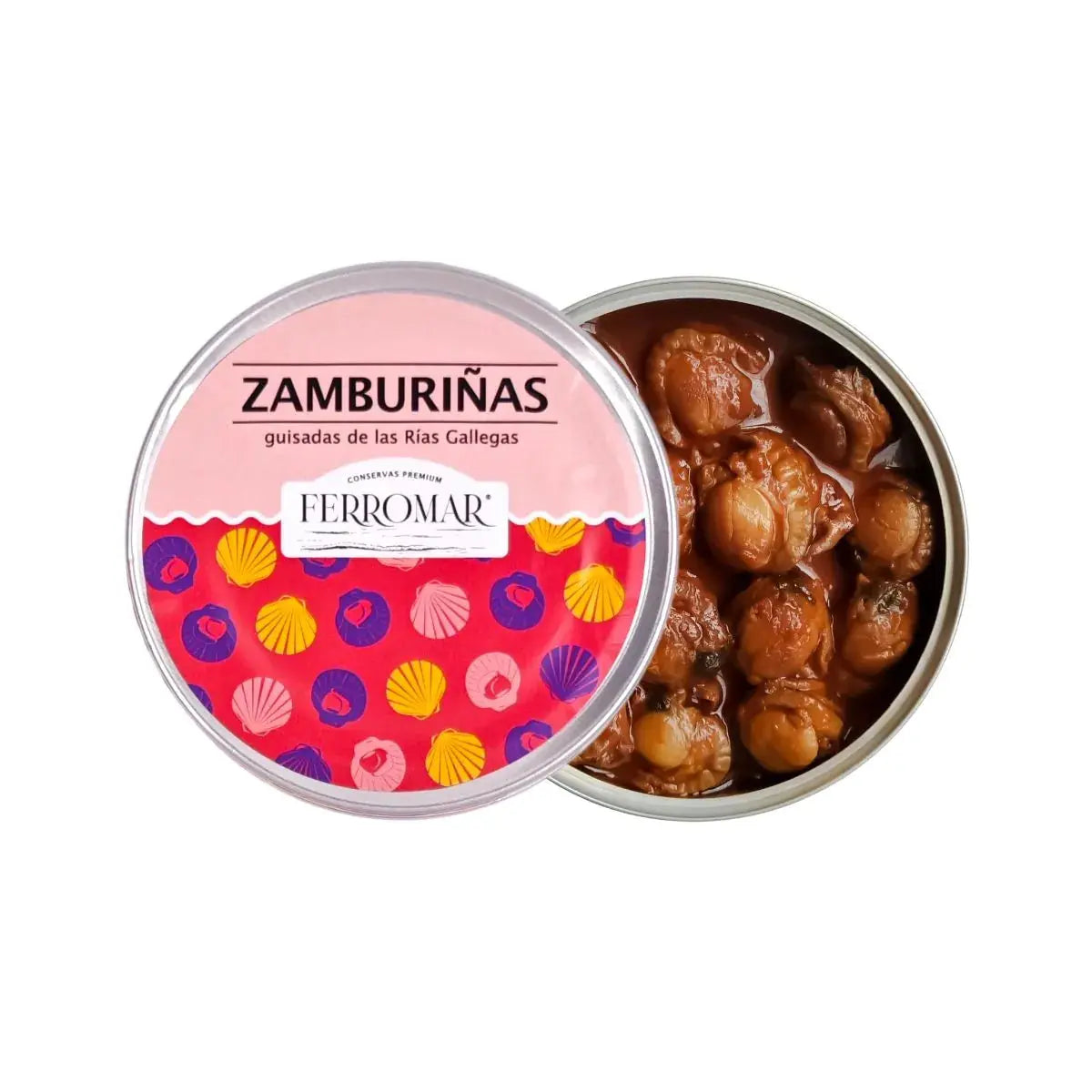 Zamburiñas en Salsa de Vieira Conservas FerroMar Conservas FerroMar