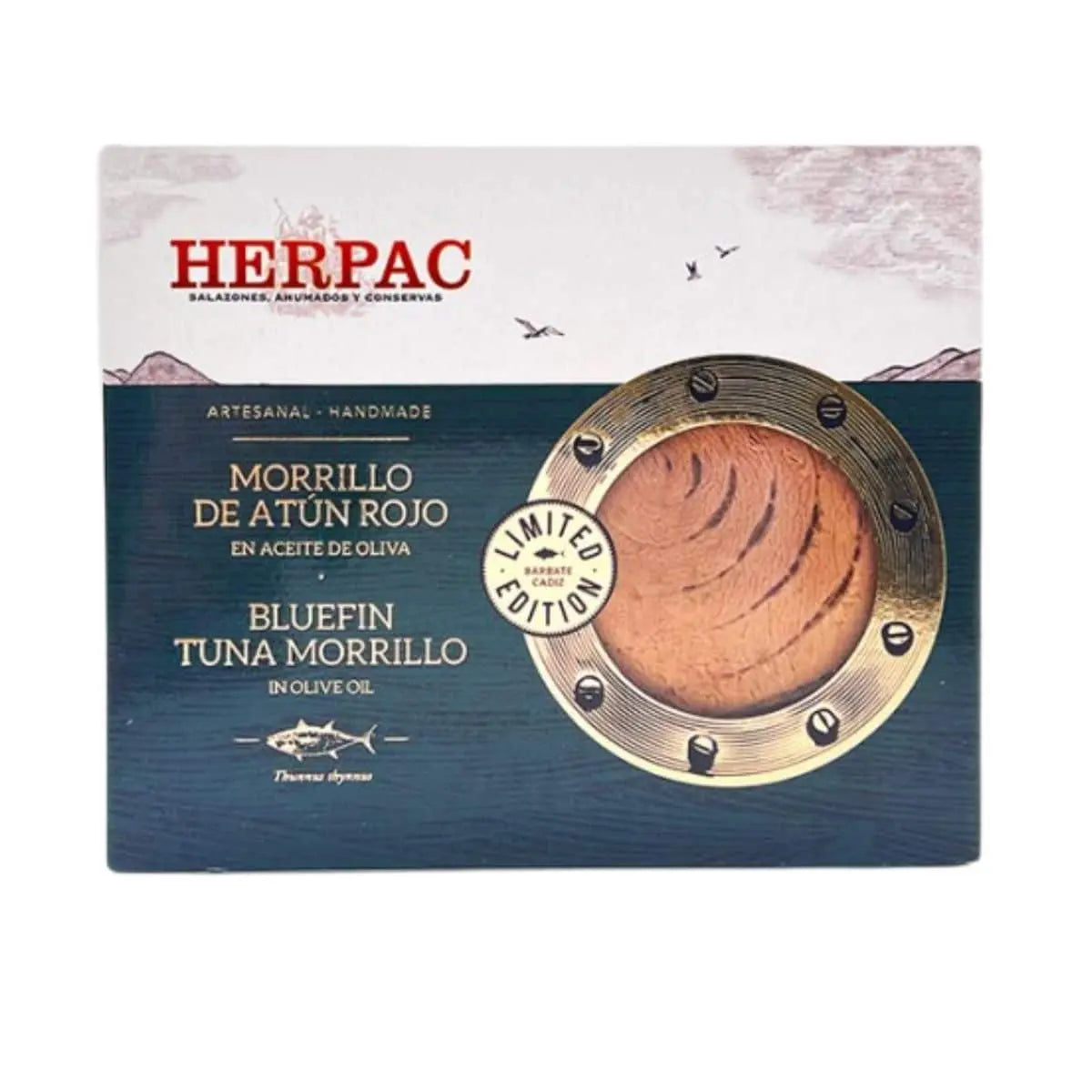 Morillos de Atún Rojo en aceite de oliva 245gr | Conservas Herpac Herpac