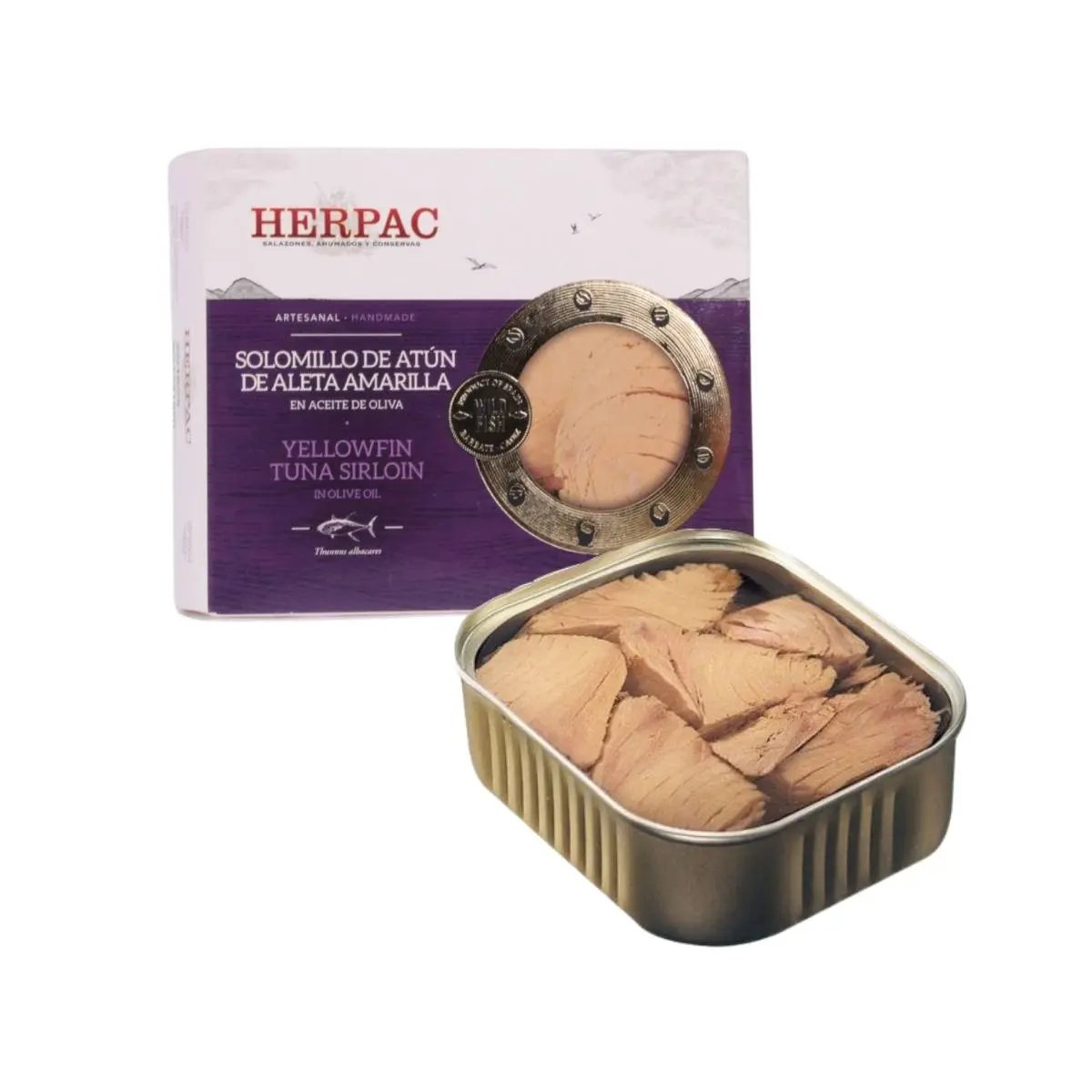 Solomillo de Atún en Aceite de oliva 250 gr | Conservas Herpac Herpac