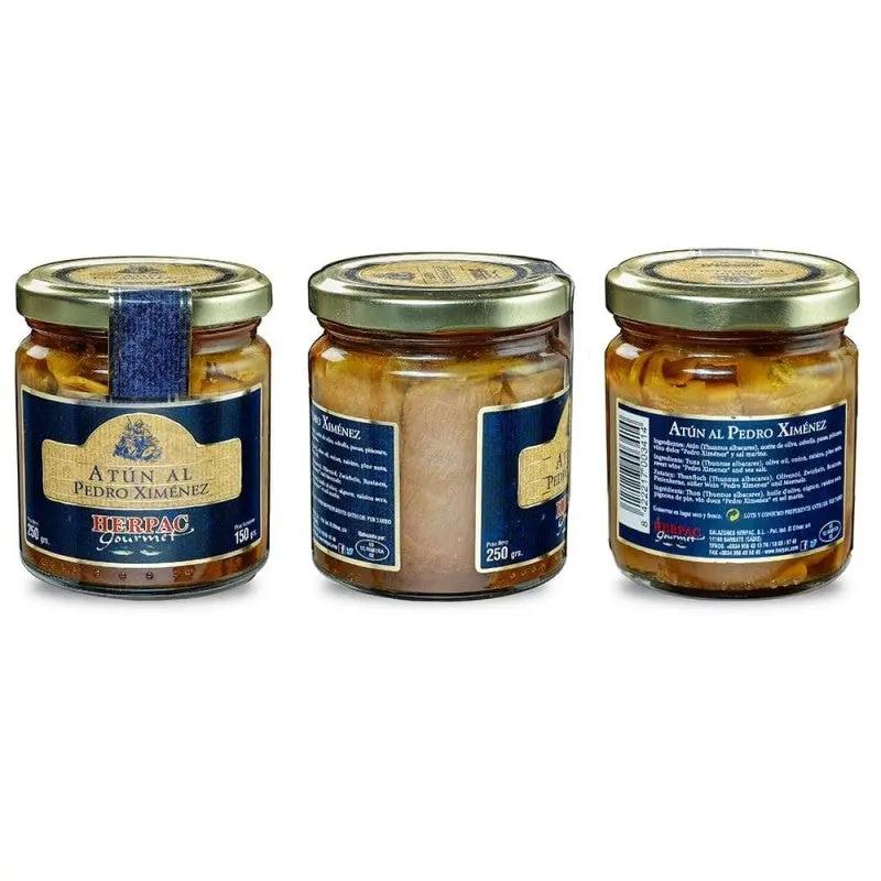 Tarro de atún al Pedro Ximenez 250 gr | Conservas Herpac Herpac
