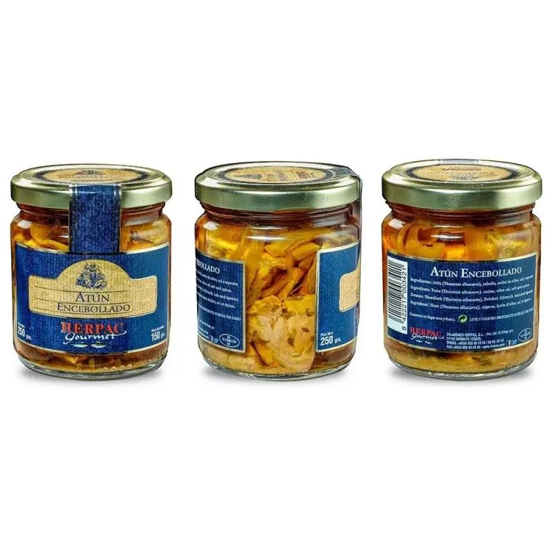 Tarro de atún Encebollado 250 gr | Conservas Herpac Herpac