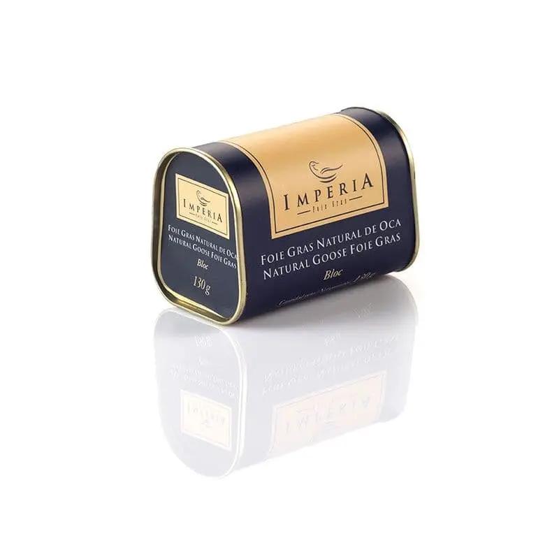 Block Foie Gras Natural de Oca 130 gr | Conservas Imperia La Tienda de las Conservas