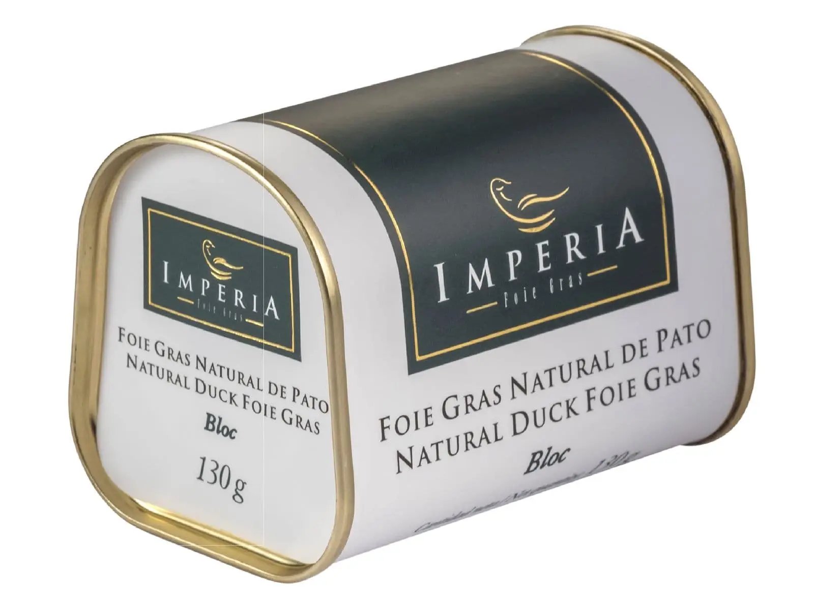 Bloc Foie Gras Natural de Pato 130 gr | Conservas Imperia La Tienda de las Conservas