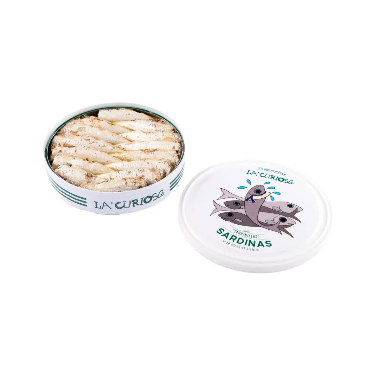 Sardinillas en AO 10/14 piezas | Conservas La Curiosa La Tienda de las Conservas
