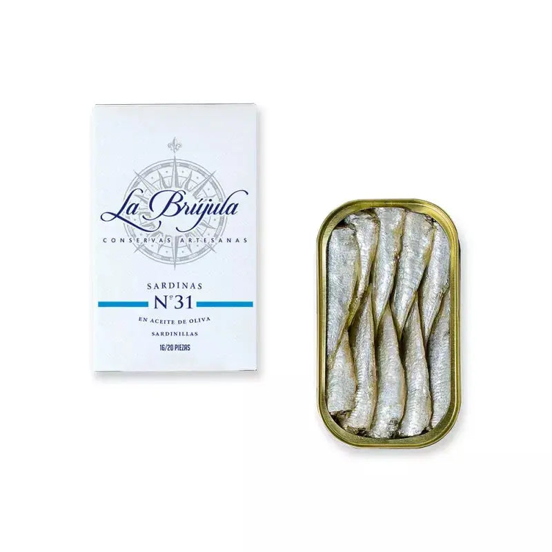 Sardinilla en aceite de oliva 16/20 | Conservas La Brújula Conservas La Brújula
