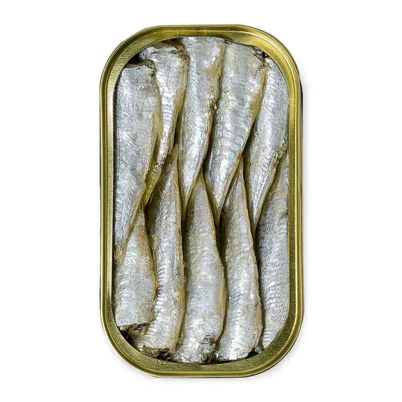 Sardinilla picantes en aceite de oliva 12/16 | La Brújula Conservas La Brújula