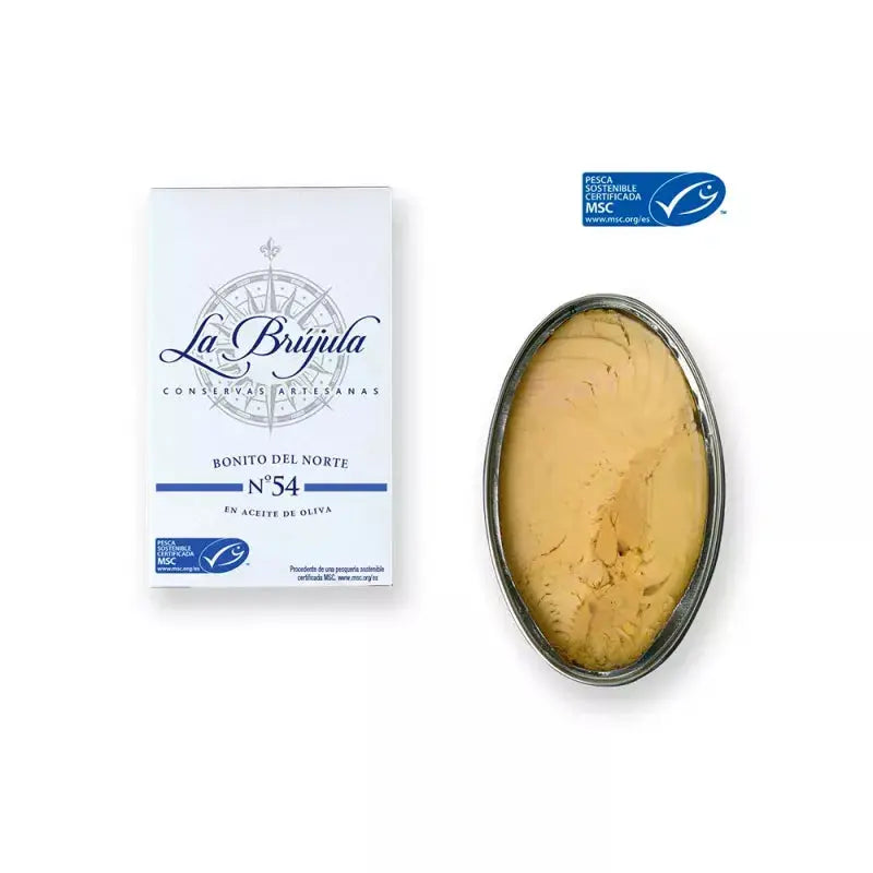 Bonito del norte en aceite de oliva | La Brújula Conservas La Brújula