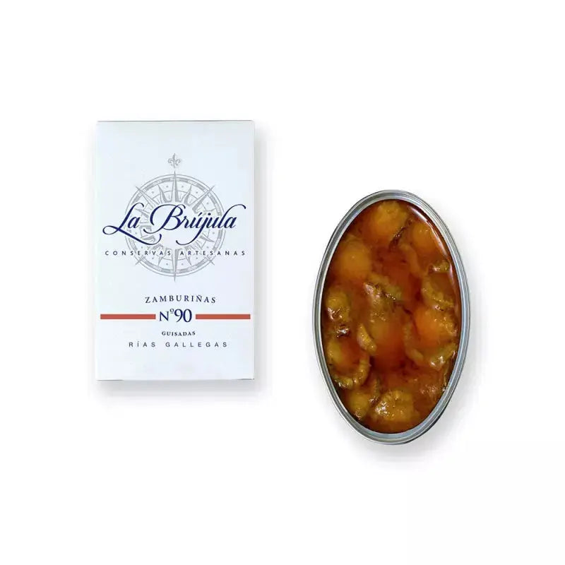 Zamburiñas guisadas | Conservas La Brújula Conservas La Brújula