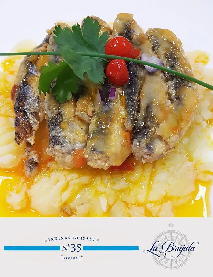 Sardinas guisadas "Xoubas" | Conservas La Brújula Conservas La Brújula