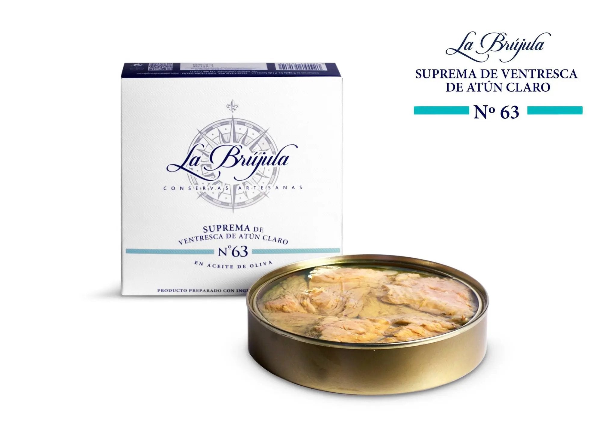 Suprema de ventresca de atún RO280 | La Brújula Conservas La Brújula