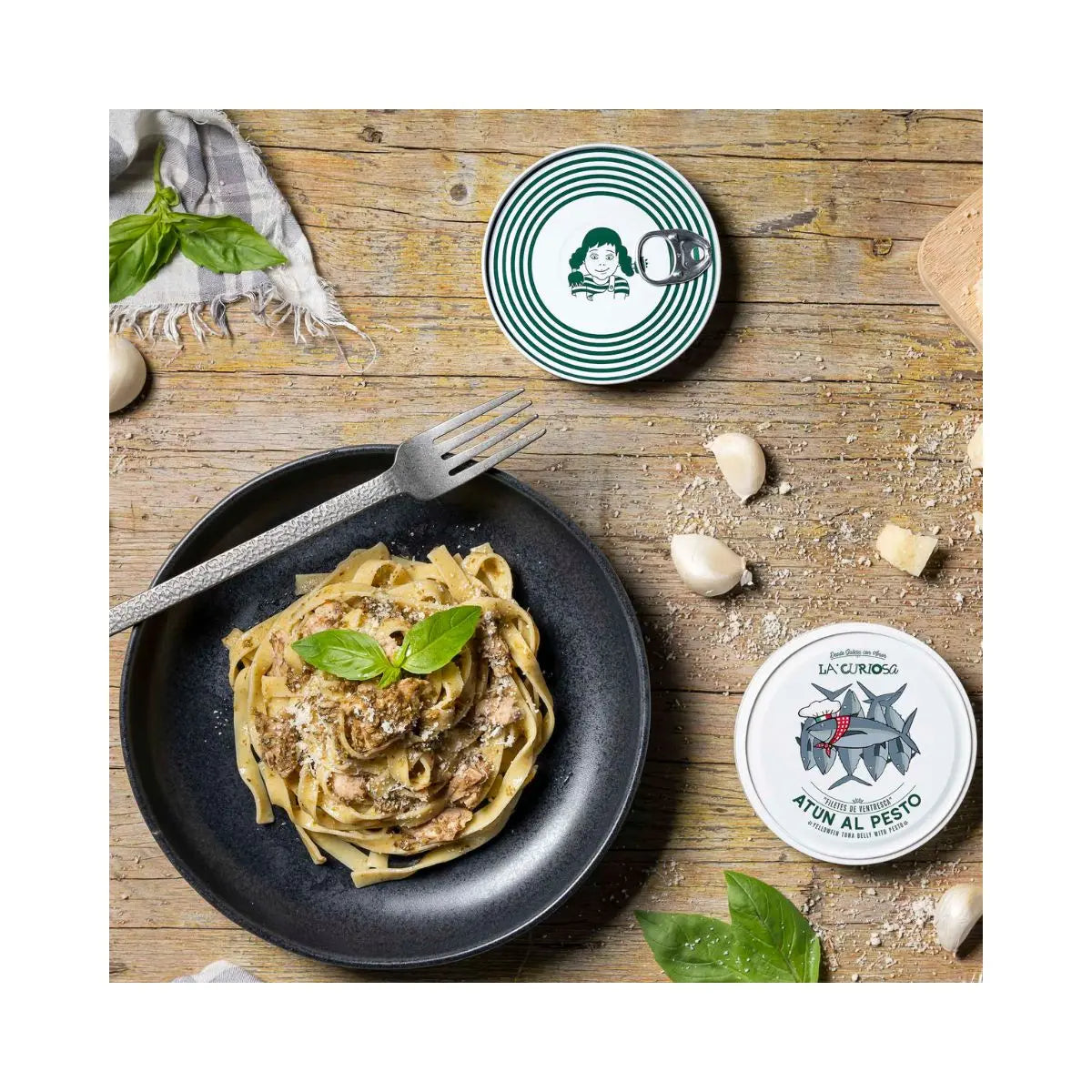 Atún al pesto Conservas La Curiosa