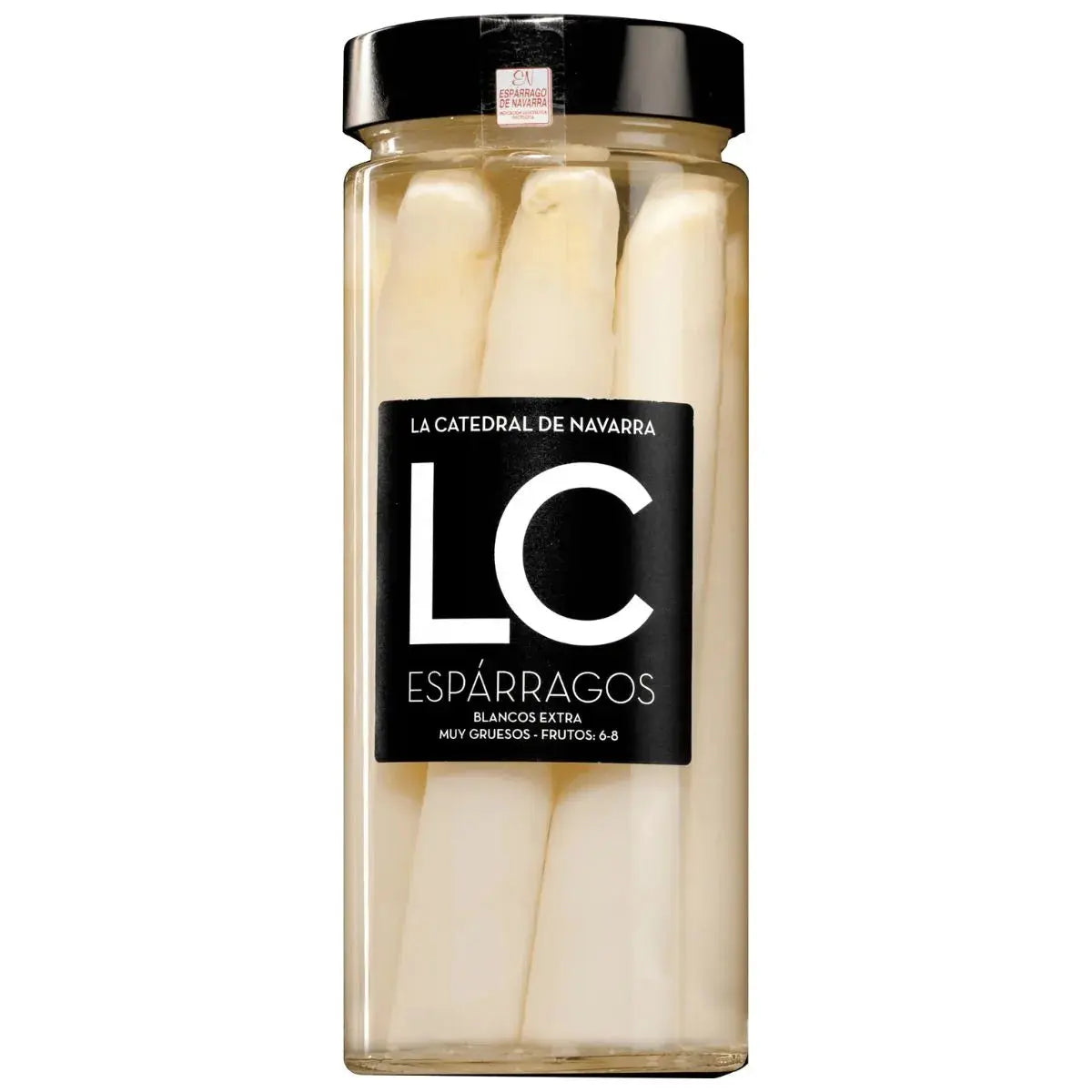 Esparragos Enteros 6/8 frutos EXTRA GRUESOS La Catedral de Navarra