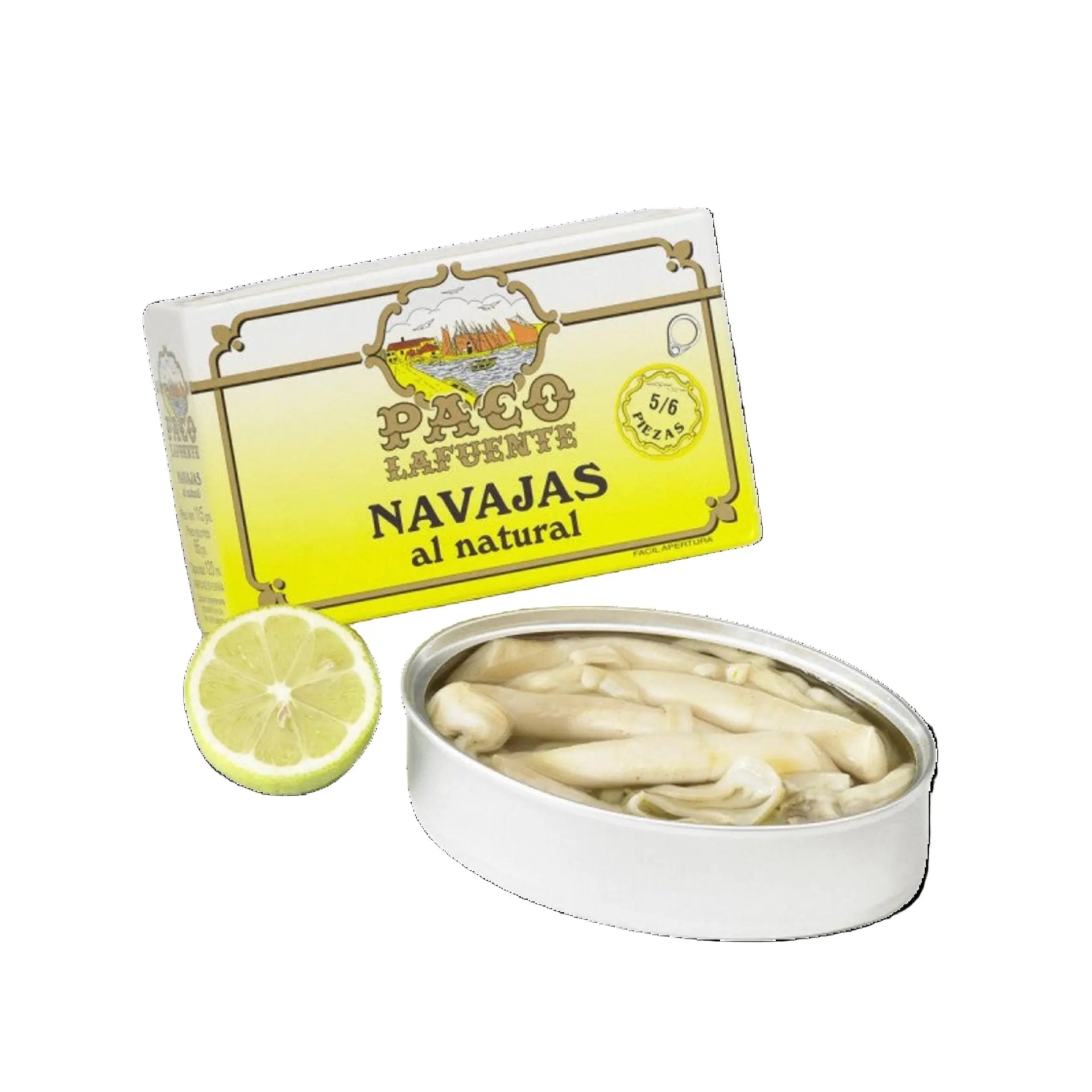Navajas al natural Conservas Paco Lafuente