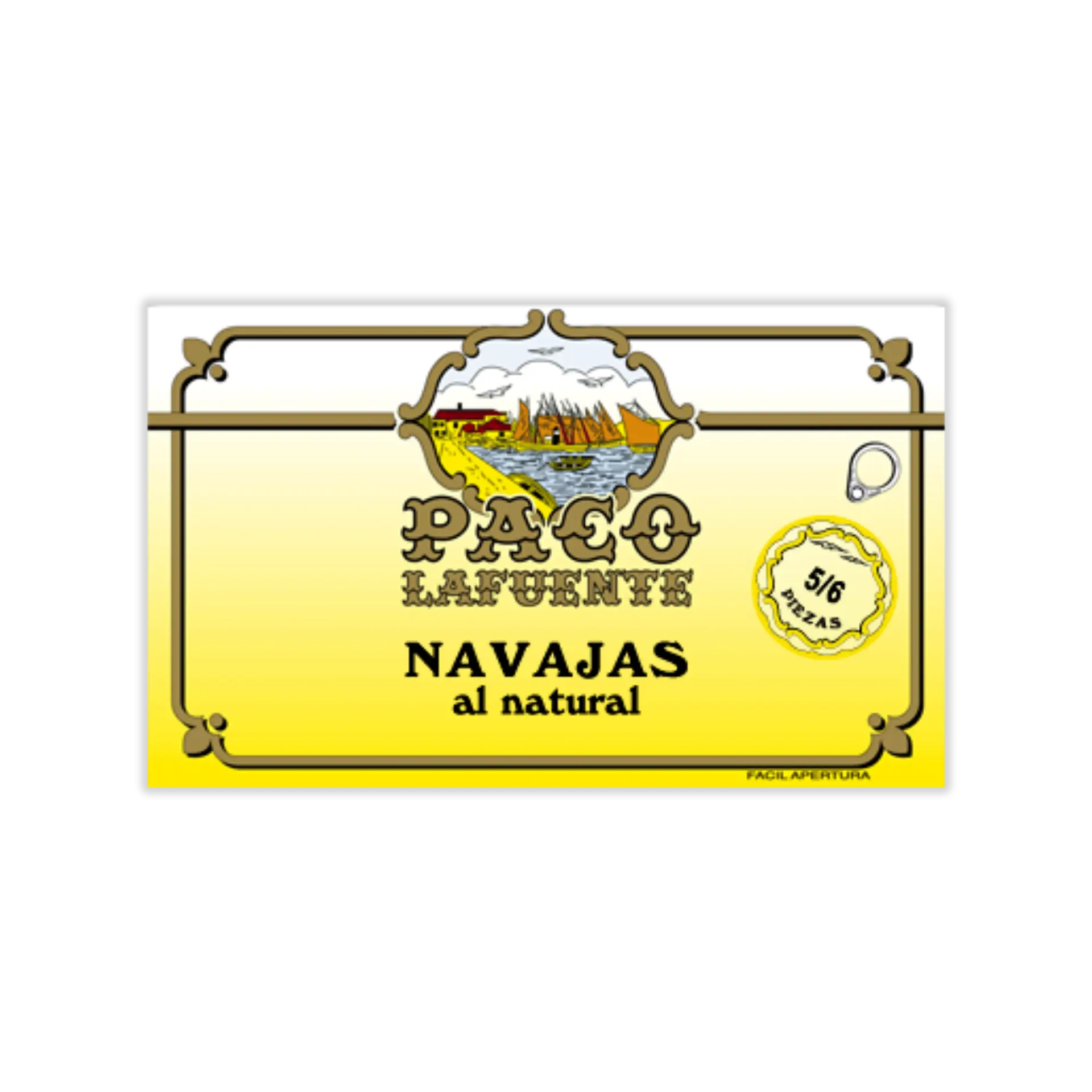 Navajas al natural 8/10 pzas | Conservas Paco Lafuente Conservas Paco Lafuente