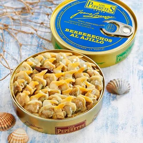 Berberechos al Ajillo | Los Peperetes Conservas Los Peperetes