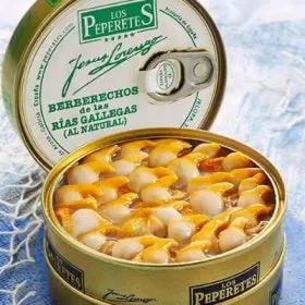 Berberechos al Natural 40/50 pzas |  Conservas Los Peperetes