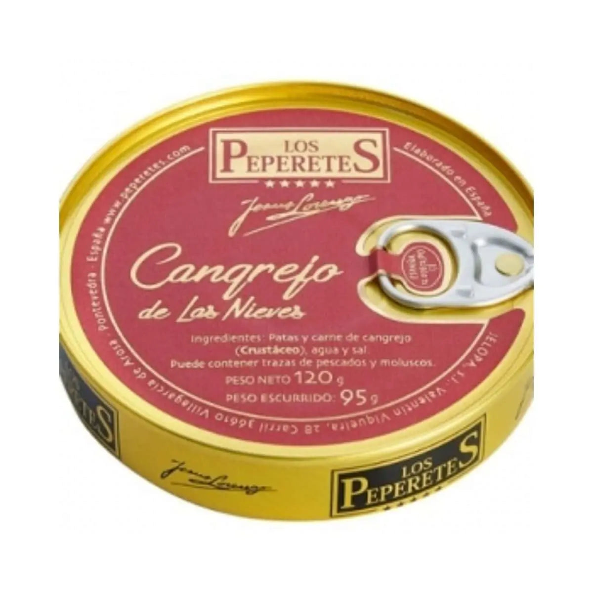 Cangrejo de las Nieves al natural | Conservas Los Peperetes Conservas Los Peperetes