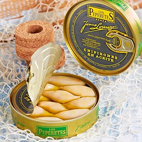 Chipirones en Aceite de oliva | Los Peperetes Conservas Los Peperetes