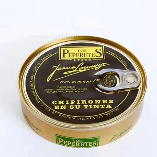 Pack de 15 latas de Chipirones en su tinta | Los Peperetes La Tienda de las Conservas