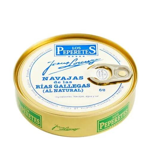 Navajas al natural 6/8 pzas | Los Peperetes Conservas Los Peperetes