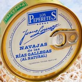 Navajas al natural 6/8 pzas | Los Peperetes Conservas Los Peperetes