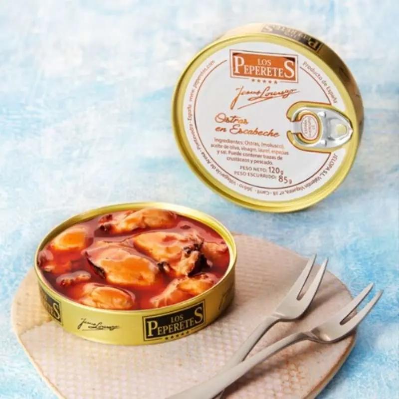 Ostras en escabeche | Conservas Los Peperetes Conservas Los Peperetes