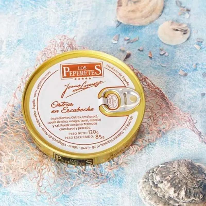 Ostras en escabeche | Conservas Los Peperetes Conservas Los Peperetes