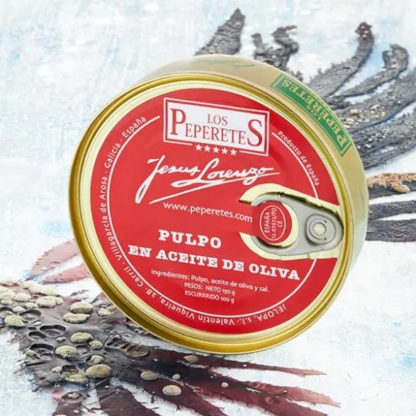 Pulpo en aceite de oliva | Los Peperetes Conservas Los Peperetes