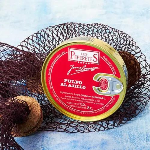 Pulpo al ajillo | Los Peperetes Conservas Los Peperetes
