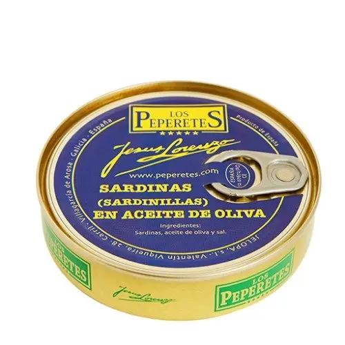 Sardinillas Picantes en aceite de oliva | Los Peperetes Conservas Los Peperetes