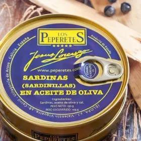Sardinillas en aceite de oliva| Los Peperetes Conservas Los Peperetes