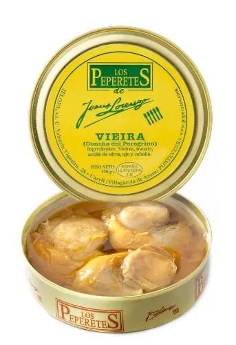 Vieira de las Rías Gallegas | Los Peperetes Conservas Los Peperetes