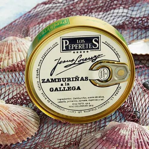 Zamburiñas a la gallega | Los Peperetes Conservas Los Peperetes