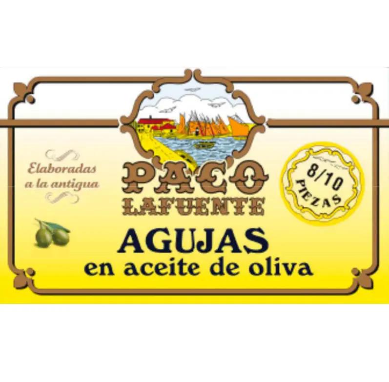 Agujas en aceite de oliva | Conservas Paco Lafuente Conservas Paco Lafuente