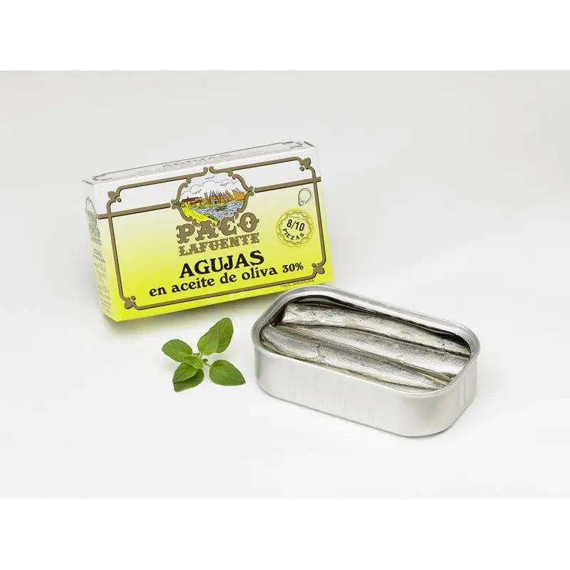 Agujas en aceite de oliva | Conservas Paco Lafuente Conservas Paco Lafuente