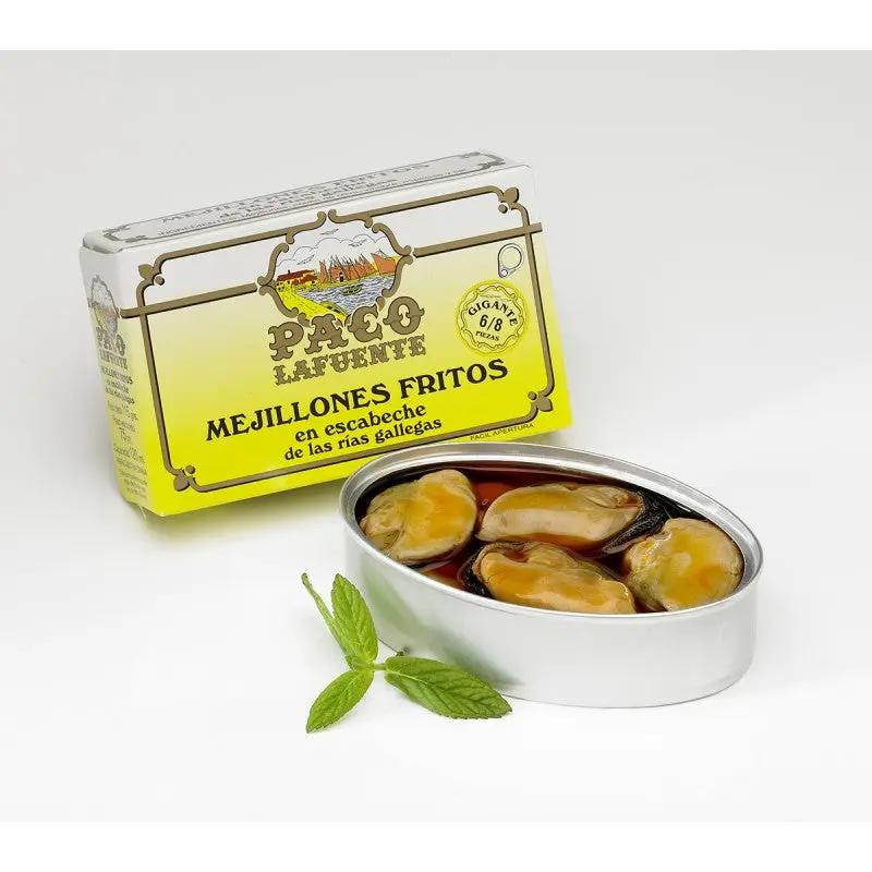 Mejillones en escabeche 8-10 pzas | Conservas Paco Lafuente Conservas Paco Lafuente