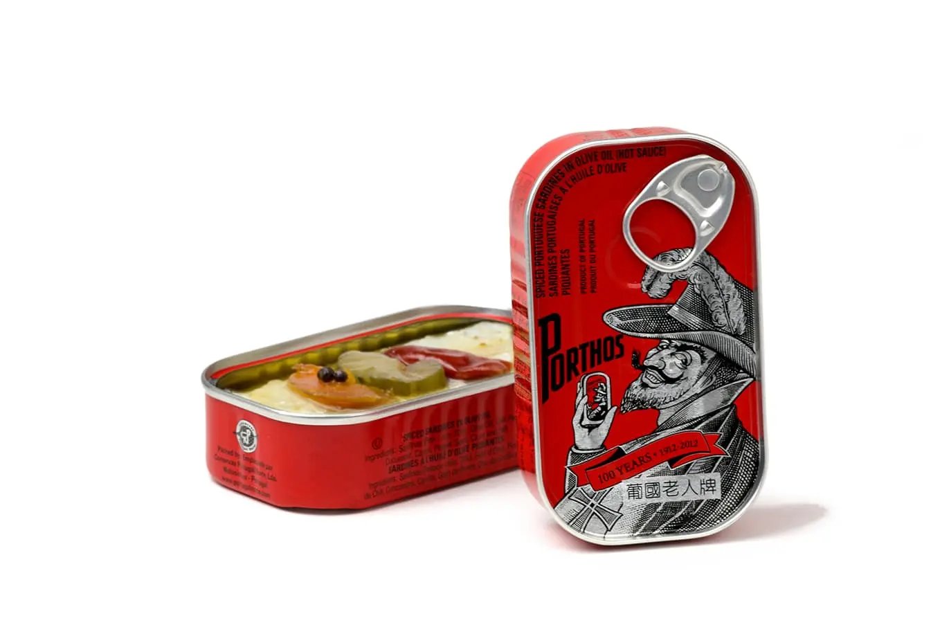 Sardinas en aceite de oliva picante | Porthos Porthos Vintage