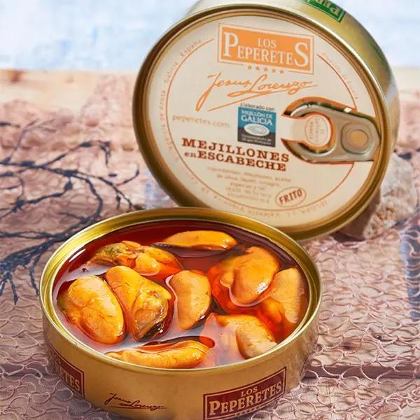 Mejillones en escabeche 12-14 pzas | Los Peperetes Conservas Los Peperetes