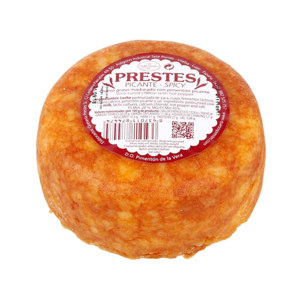 Queso Picante con pimentón de La Vera | Quesería Prestes La Tienda de las Conservas