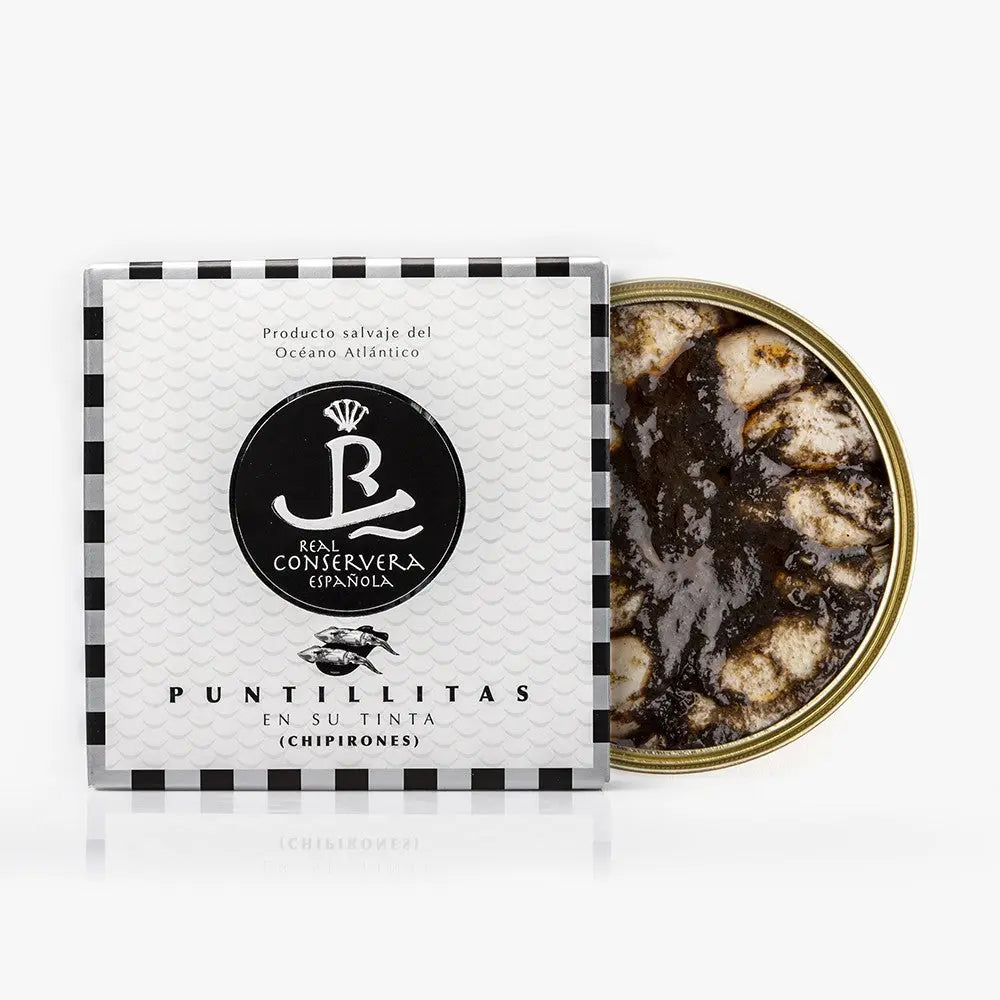 Puntillitas de chipirón en su tinta | Conservas Real Conservera Española Real Conservera Española