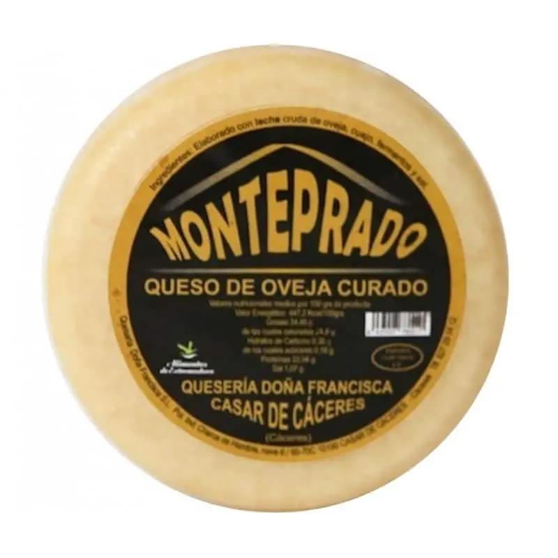 Queso de Oveja Curado Monteprado | Quesería Doña Francisca La Tienda de las Conservas