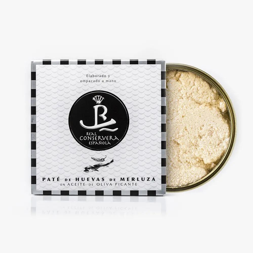 Paté de huevas de merluza en aceite de oliva picante | Real Conservera Española Real Conservera Española