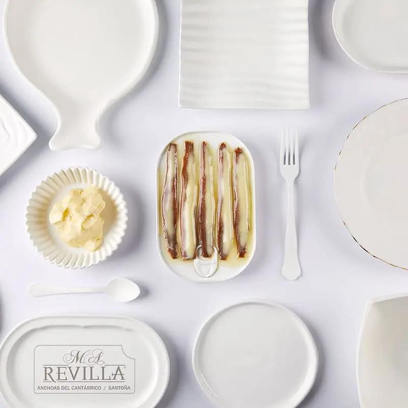 Octavillo de Anchoas de Santoña en Mantequilla Ecológica | Conservas Revilla Revilla
